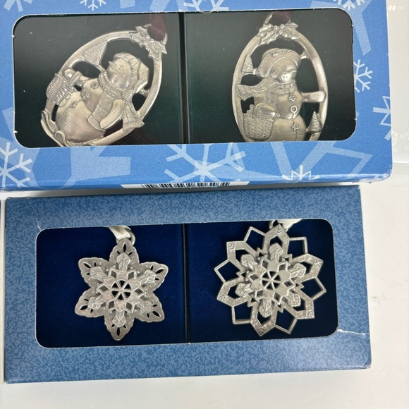 Lot (7) Longaberger Christmas ornaments/tie-on Collector’s Club/Snowfrie… - Picture 3 of 11